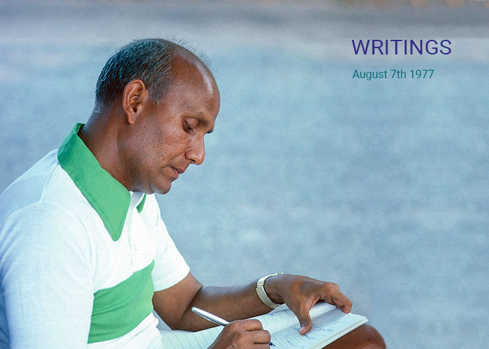 For more details, click On This Day — Writings