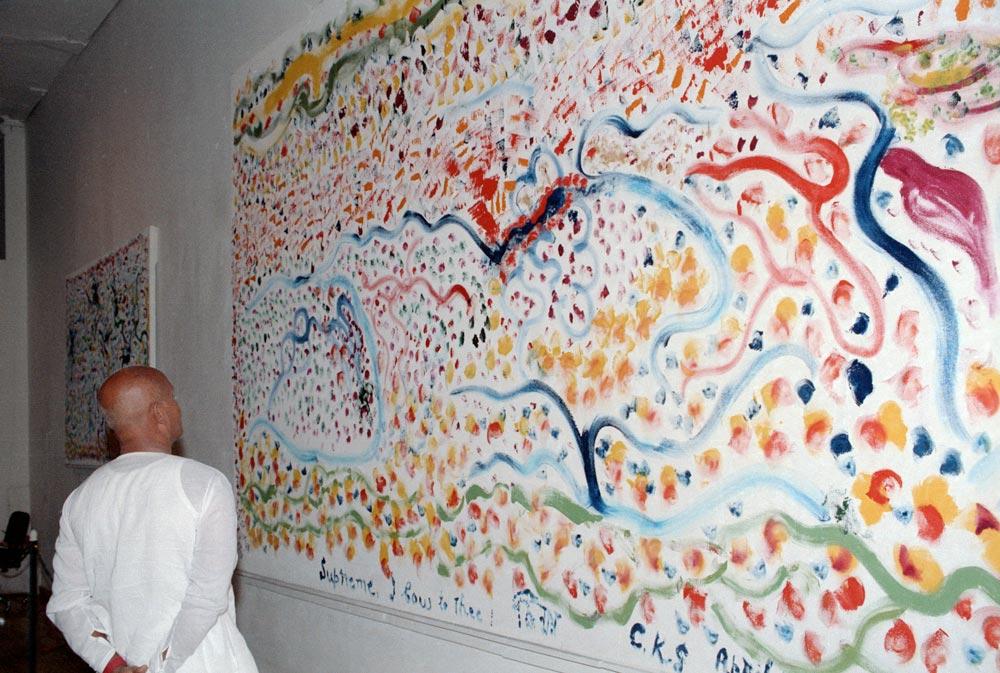 Jharna-Kala painting, Supreme, I bow to Thee!